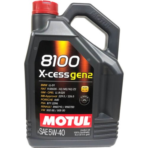 8100 X-CESS GEN2 5W-40 FULLY SYNTHETIC ENGINE OIL